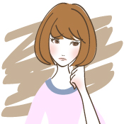 不満に感じる女性